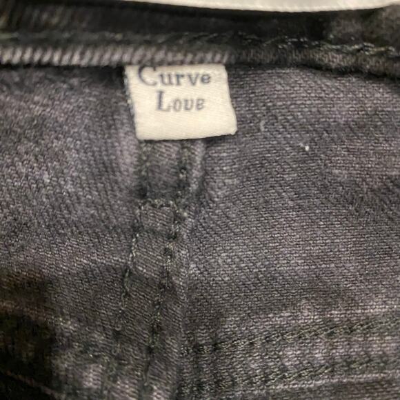 Abercrombie & Fitch The Skinny High Rise Jeans Black Raw Hem Distressed 24 00 - Picture 4 of 8